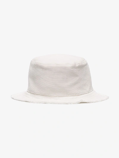 Shop Ruslan Baginskiy White Cotton Bucket Hat