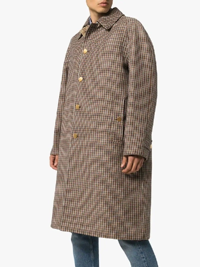 Shop Gucci Reversible Wool Coat In Neutrals