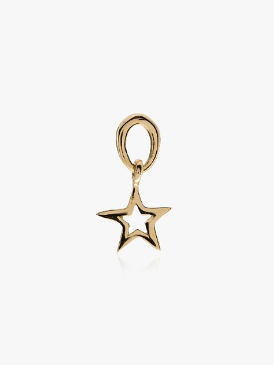 Shop Loquet Yellow 18k Gold Star Pendant In Metallic