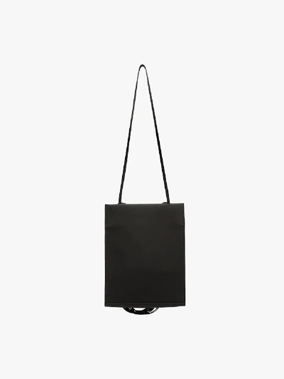 Shop Jacquemus Black Le A4 Leather Tote Bag