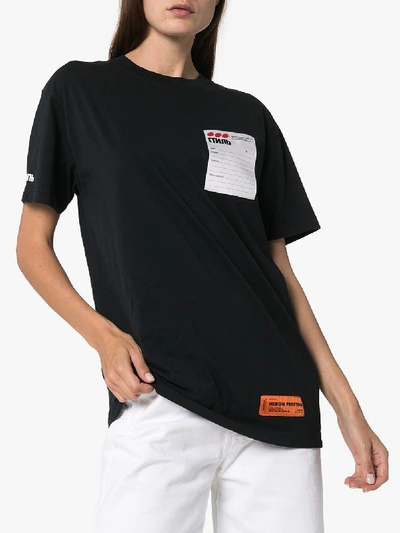 Shop Heron Preston Logo Patch T-shirt In Black