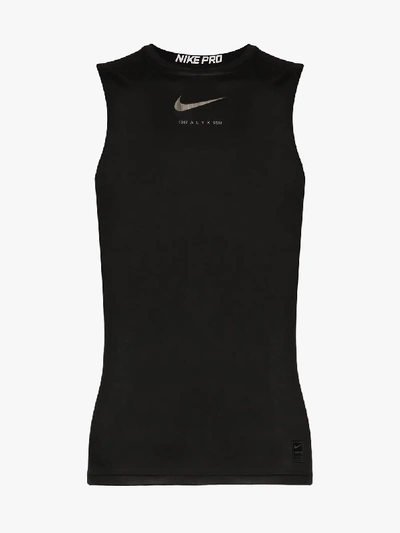 Shop Nike X 1017 Alyx 9sm Logo Vest In Black