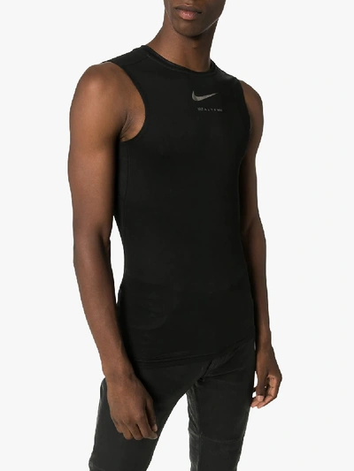 Shop Nike X 1017 Alyx 9sm Logo Vest In Black