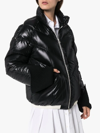 Shop Moncler 2  1952 Yalou Puffer Jacket In Black