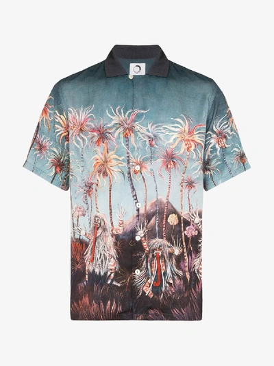 Shop Endless Joy Goodnight Print Shirt In Multicolour