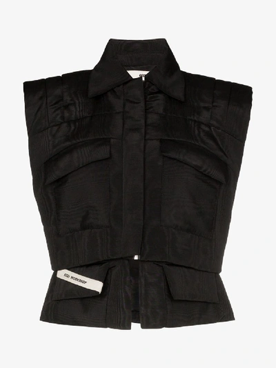 Shop 032c Cosmic Workshop Vest Jacket In Black