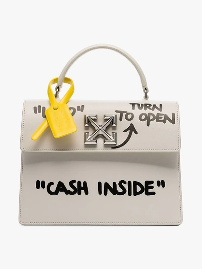 Shop Off-white Yellow Patent Leather Zip Tie Charm