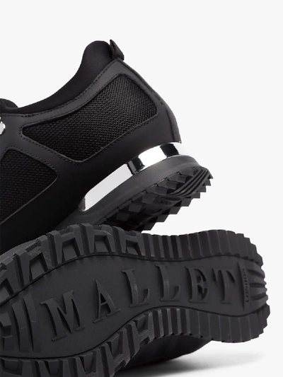 Shop Mallet Footwear Black Diver Low Top Sneakers