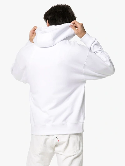 Shop Moncler Genius 2 Moncler 1952 Take A Hike Print Hoodie In White