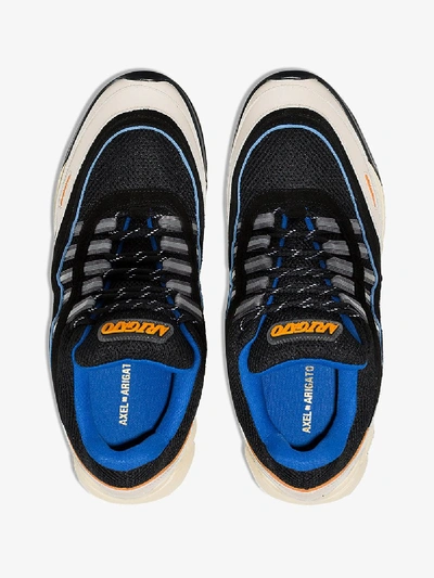 Shop Axel Arigato Yellow And Blue Demo Runner Sneakers