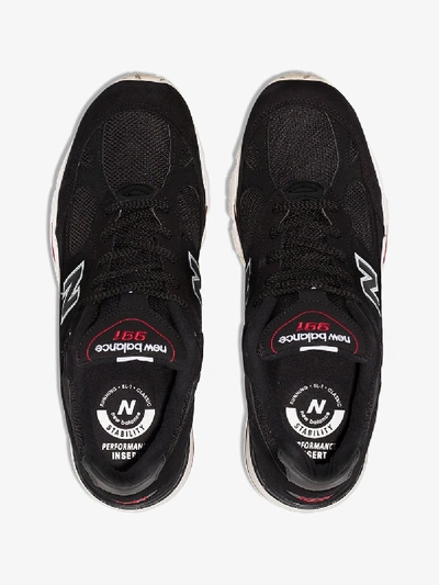 Shop New Balance Black M991 Low Top Sneakers
