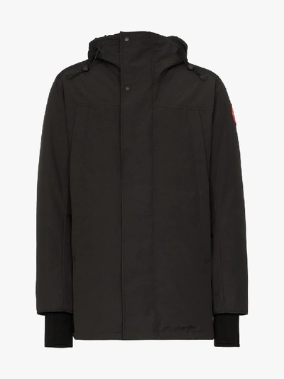 Shop Canada Goose 'sanford' Parka Mit Kapuze In Schwarz