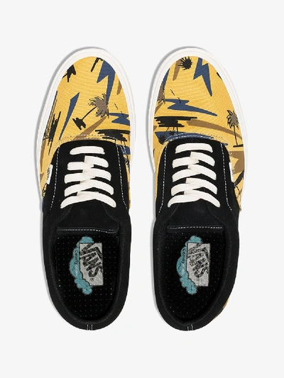 Shop Vans Black Comfycush Era Low Top Sneakers In Multicoloured: