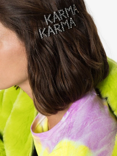 Shop Ashley Williams Black Karma Crystal Embellished Hair Pins