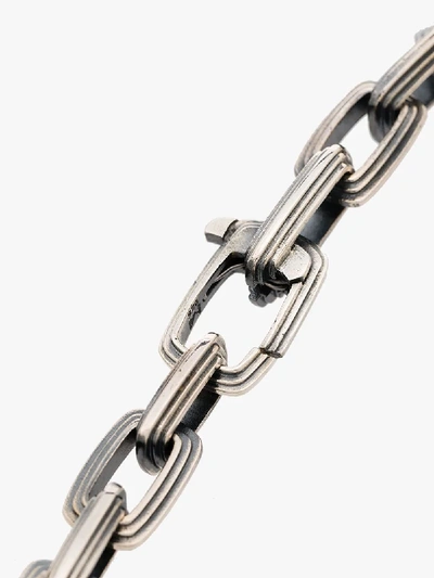 Shop M Cohen M. Cohen Sterling Silver Equinx Chain Bracelet In Metallic
