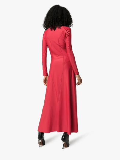 Shop Gmbh Elif Jersey Dress In Red