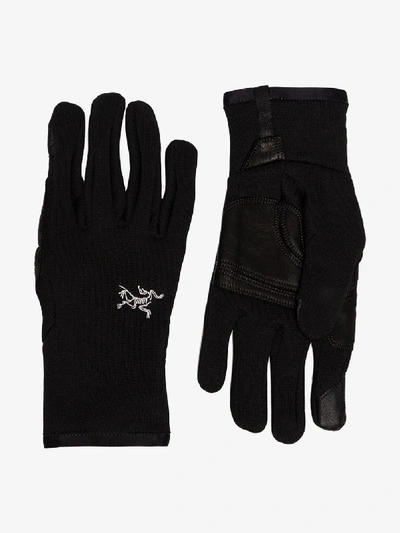Shop Arc'teryx Black Rivet Gloves