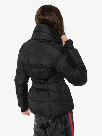 Shop Moncler Grenoble Fitted Padded Jacket In Black