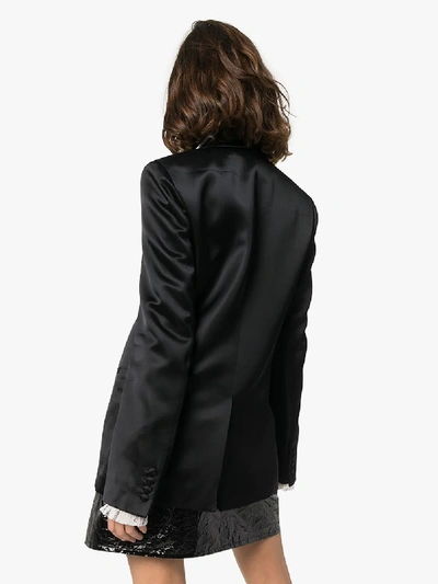 Shop Helmut Lang Tuxedo Jacket In Black