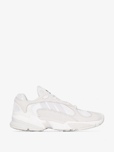 Shop Adidas Originals Adidas White Yung-1 Low Top Sneakers