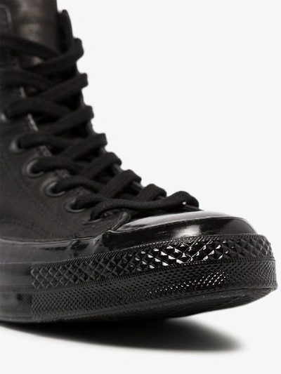 Shop Converse Black And White Chuck 70 Mission V Leather Sneakers