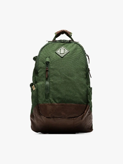 Shop Visvim Green Cordura 20l Nylon Backpack