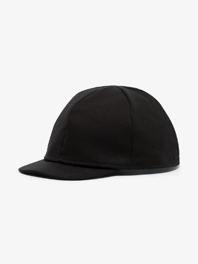 Shop Raf Simons Black Double Strap Cap