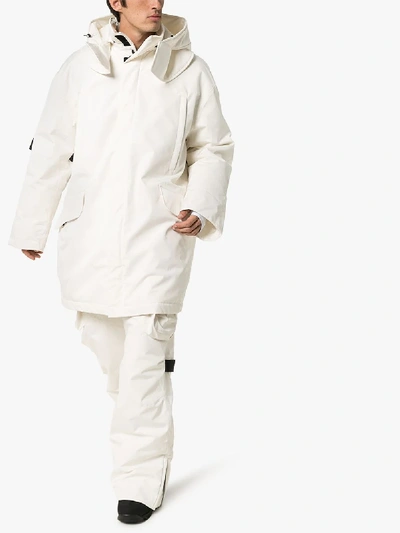 Shop Raf Simons Templa Ski Jacket In White