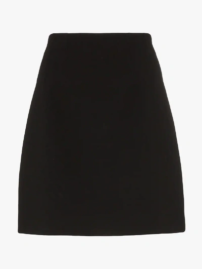 Shop Gucci High-rise Mini Skirt In Black