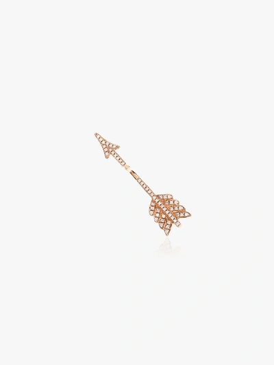 Shop Anita Ko 18k Rose Gold Arrow Diamond Earring