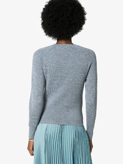 Shop Carcel Gestrickter Pullover In Blau