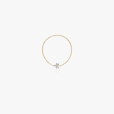 Shop Yvonne Léon 18k Yellow Gold Crab Diamond Bracelet