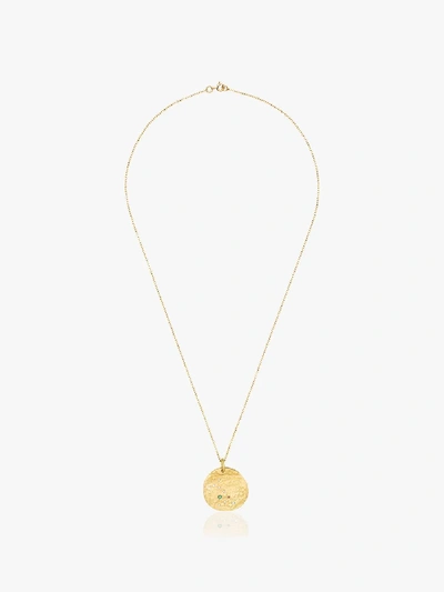 Shop Orit Elhanati 18k Yellow Gold Diamond Disc Necklace