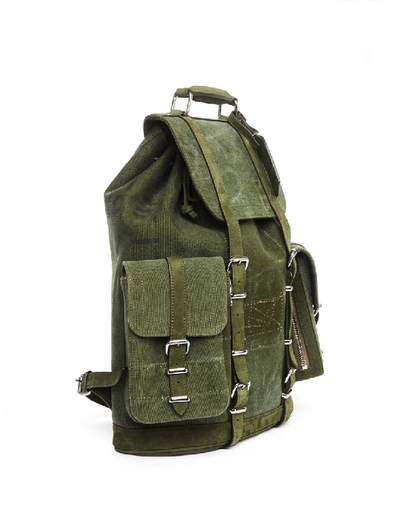 Shop Readymade Khaki Backpack In Black