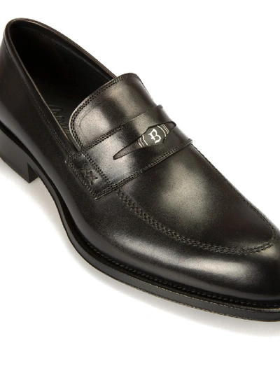 Shop Brioni Classic Moccasin In Black