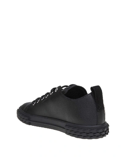 Shop Giuseppe Zanotti Sneakers Blabber In Black Leather