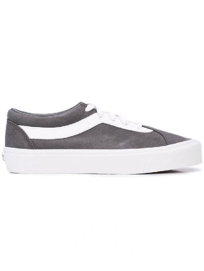 Shop Vans Grey Men's Ua Bold Suede Low Top Sneakers In White