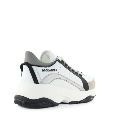 Shop Dsquared2 Bumpy 551 Black White Silver Sneaker