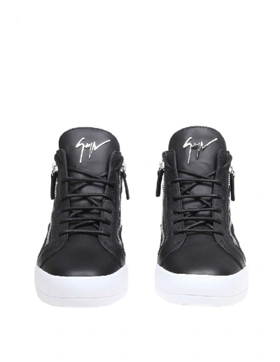 Shop Giuseppe Zanotti Design Kriss Spot Sneakers In Black Leather