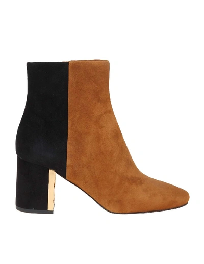 Shop Tory Burch Gigi Suede Ankle Boot In Brown