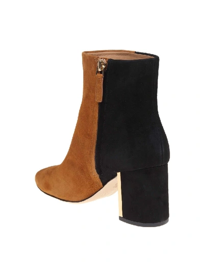 Shop Tory Burch Gigi Suede Ankle Boot In Brown