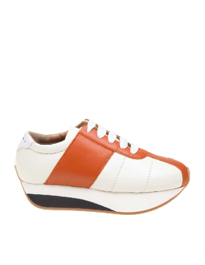 Shop Marni Sneakers Bigfoot In Nappa In Neutrals