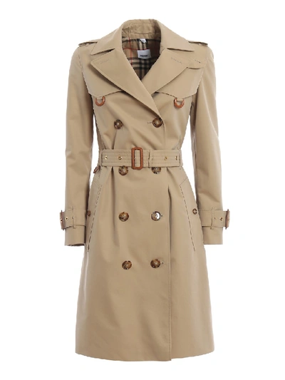 Shop Burberry Islington Classic Trench Coat In Pink