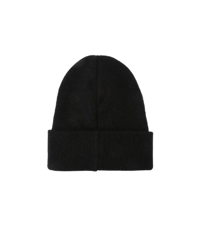 Shop Dsquared2 Black Beanie With Logo