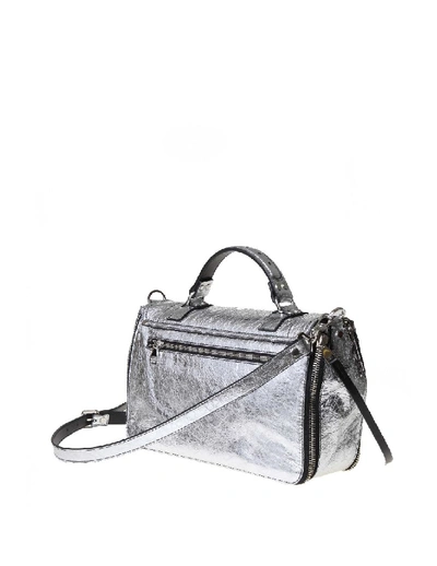 Shop Proenza Schouler Ps1 Shoulder Bag In Leather Colored Silver In Grey