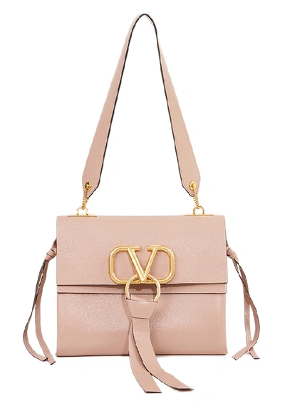 Shop Valentino Shoulder Bag Vring Rosé In Neutrals