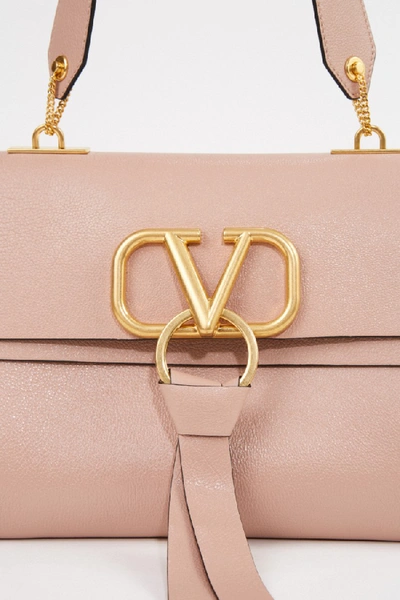 Shop Valentino Shoulder Bag Vring Rosé In Neutrals