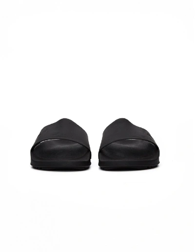 Shop Rick Owens Drkshdw Drkshdw By Rick Owens Black Rubber Slides