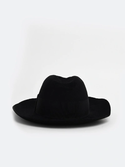 Shop Ruslan Baginskiy Black Fedora Hat