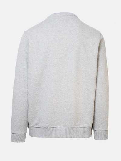 Shop Burberry Grey Martley Sweatshirt In White